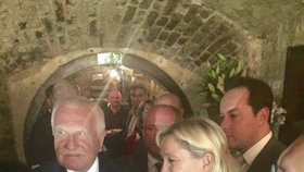 Václav Klaus se setkal s francouzskou nacionalistkou Marine Le Pen