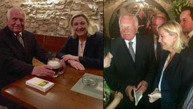 Václav Klaus se setkal s francouzskou nacionalistkou Marine Le Pen