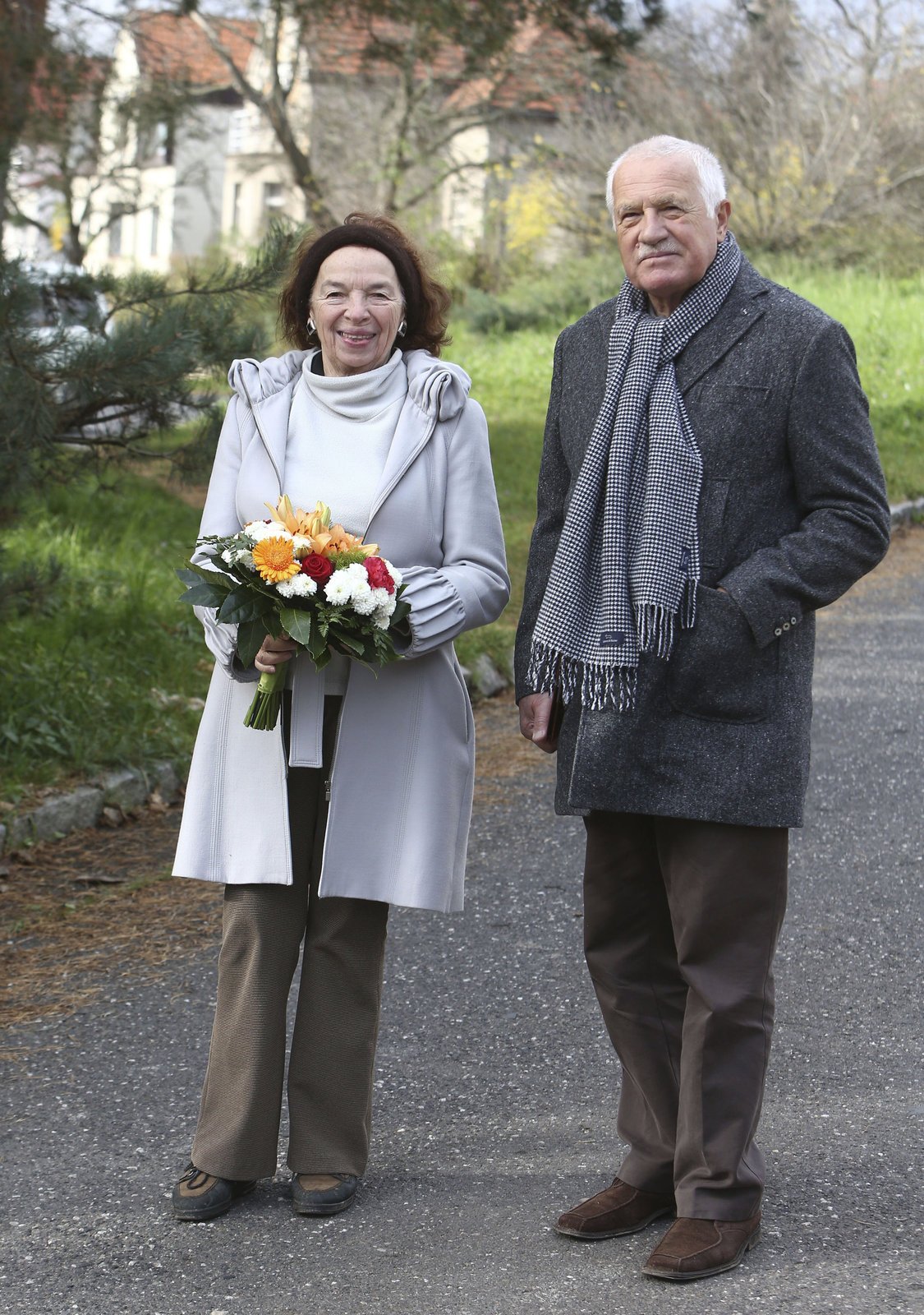 Václav Klaus s manželkou.