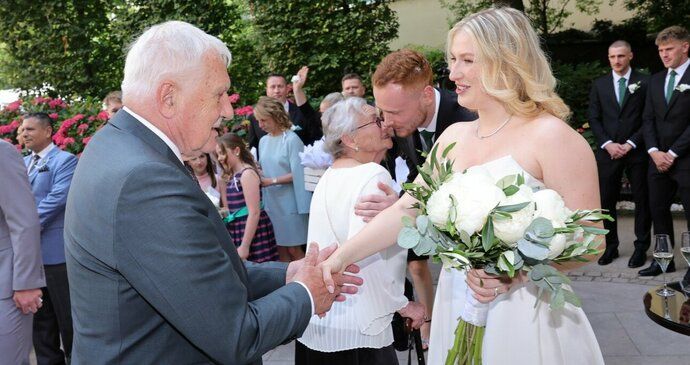 Svatba dcery Václava Klause ml. Kateřiny (28.6.2025)