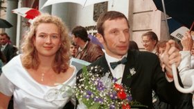 Václav Klaus mladší a jeho manželka Kamila Klausová, rozená Pojslová
