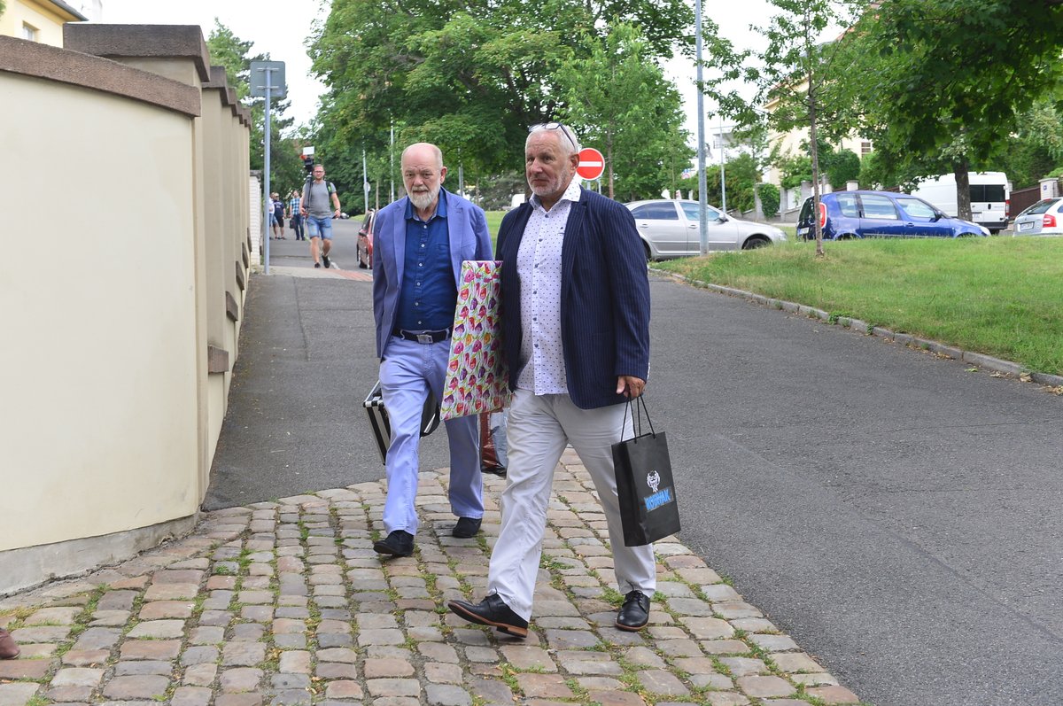 Příchod hostů na oslavu 78. narozenin Václava Klause (19.6.2019)