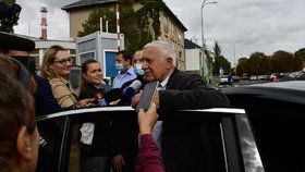 Václav Klaus opustil nemocnici. (17.9.2021)