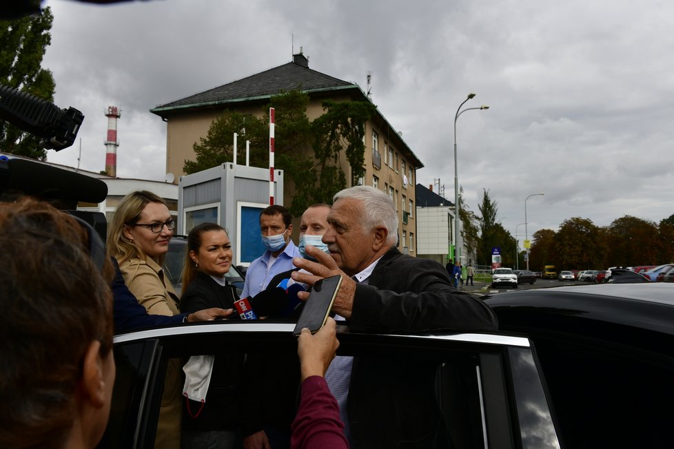Václav Klaus opustil nemocnici. (17.9.2021)