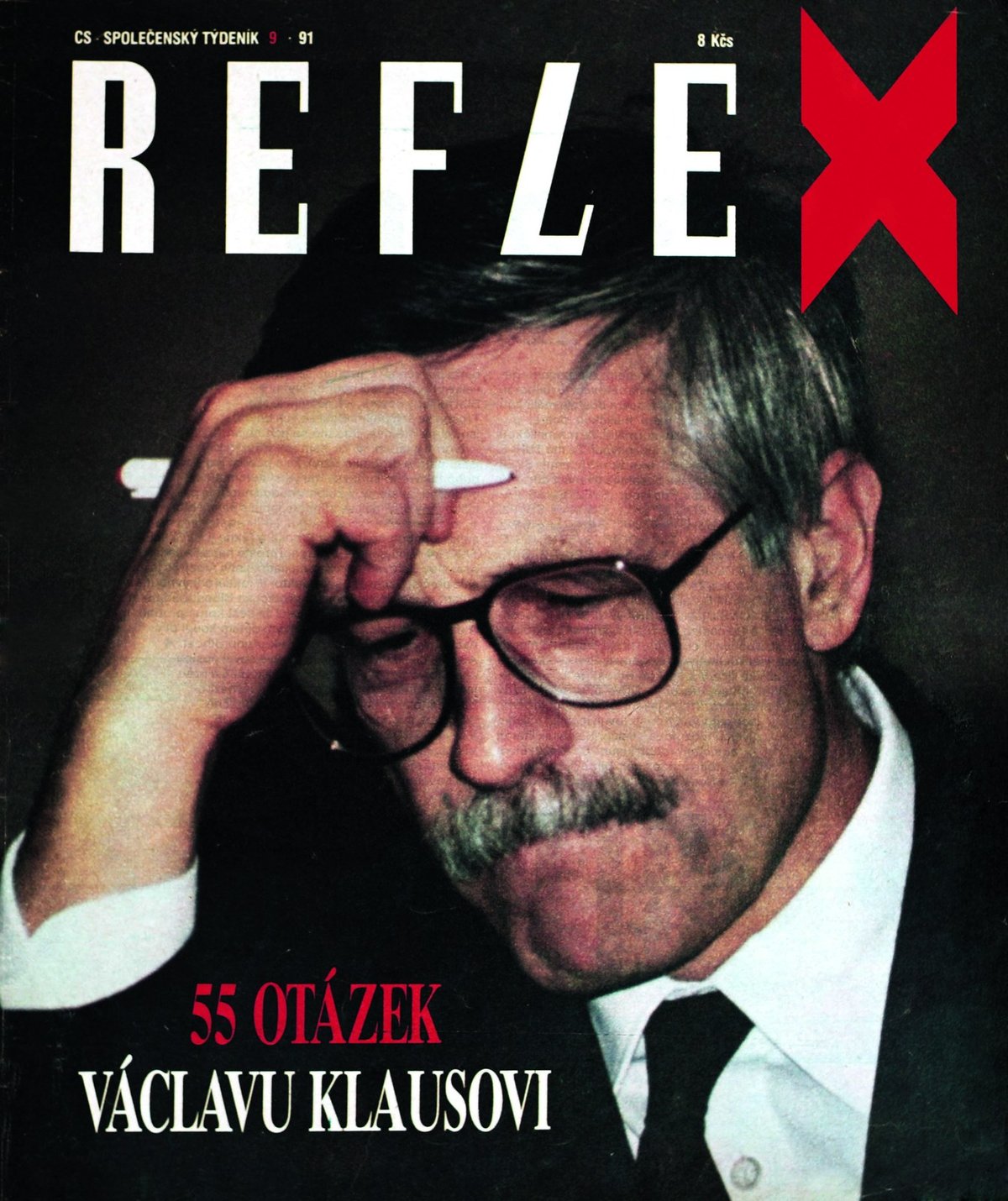 Václav Klaus na obálce Reflexu: 1991/09