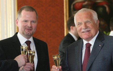 Václav Klaus s Petrem Fialou.