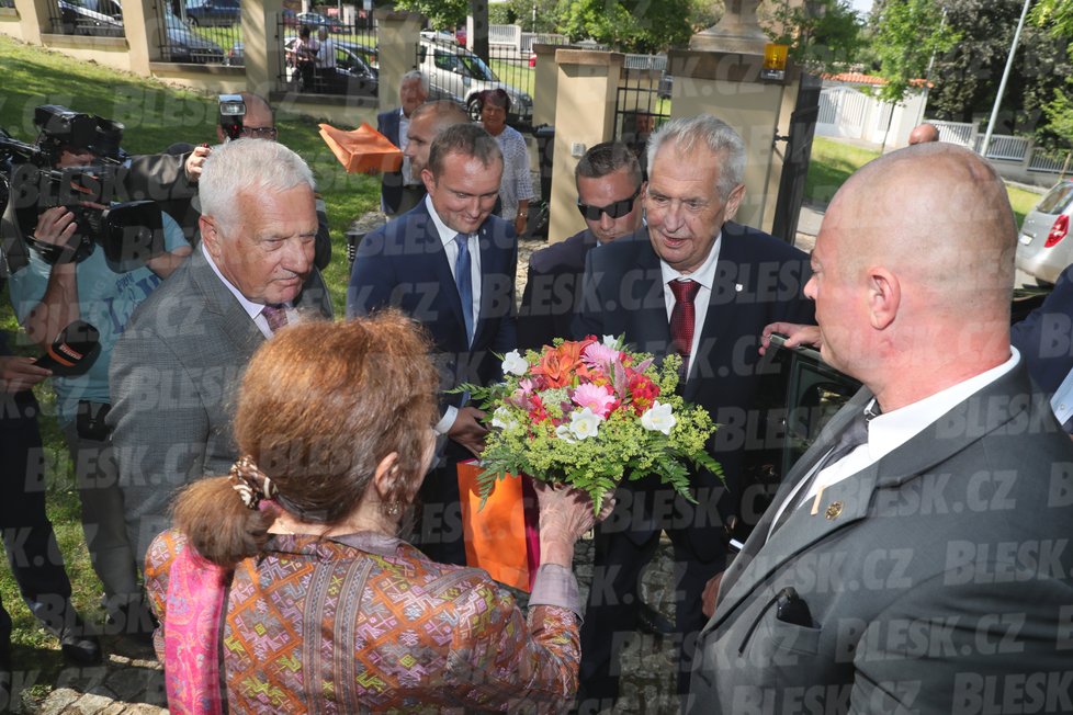 Oslava 77. narozenin Václava Klause 18. 6. 2018
