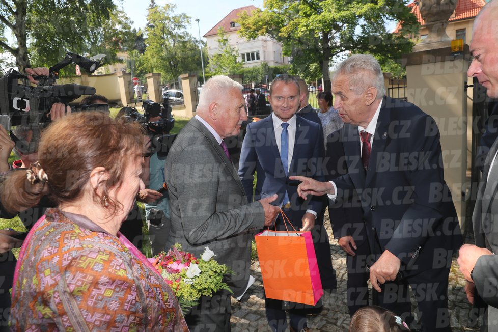 Oslava 77. narozenin Václava Klause 18. 6. 2018