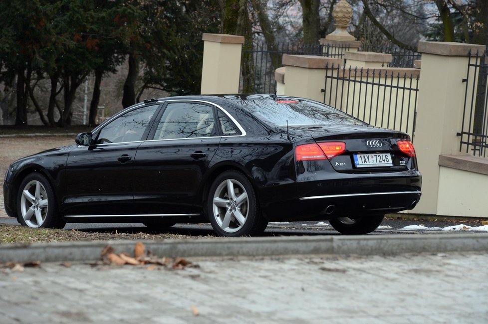 Prezident Klaus dával přednost vozům značky Audi