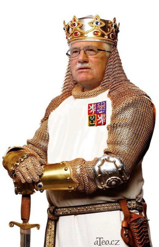 Zavřete oči, král Václav Klaus odchází