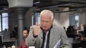 Václav Klaus ve Studiu Blesk