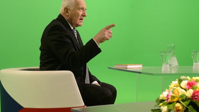 Václav Klaus v České televizi