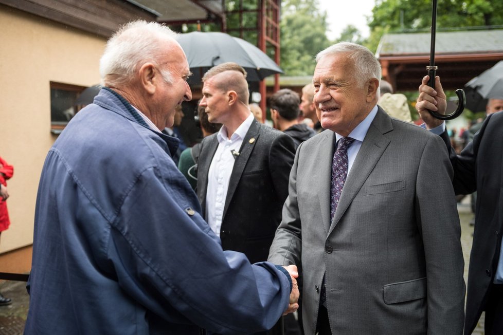 Bývalý prezident Václav Klaus na Zemi Živitelce