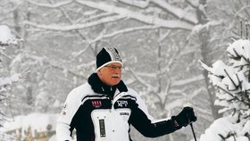Václav Klaus na lyžích
