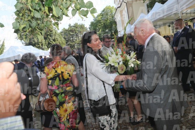 Václav Klaus starší slavil 77. narozeniny ve svém zámečku.