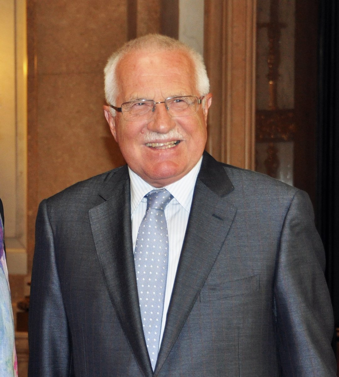 Oslavenec Václav Klaus.