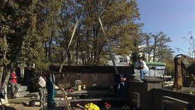 Na hřbitově v pražských Řepích se pro Václava Kočku mladšího připravuje honosná hrobka