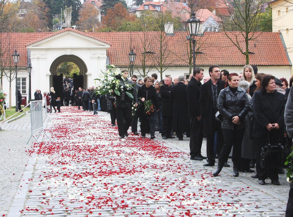 Pohřeb Václava Kočky ml. (†40)