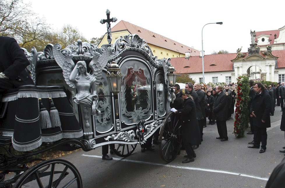 Pohřeb Václava Kočky ml. (†40)