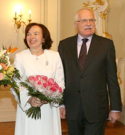 Václav a Livia Klausovi.