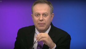 Moderátor ČT Václav Moravec ve svém pořadu
