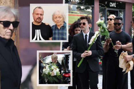 Obrázek: Pohřeb Václava Neckáře ml.: Tátovo hořké loučení se synem! A zdrcená Rytířová