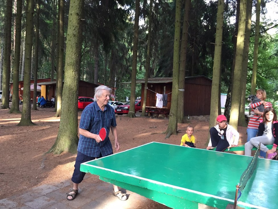 Ping-pong hraje Václav moc rád, protože není tak úmorný jako tenis.