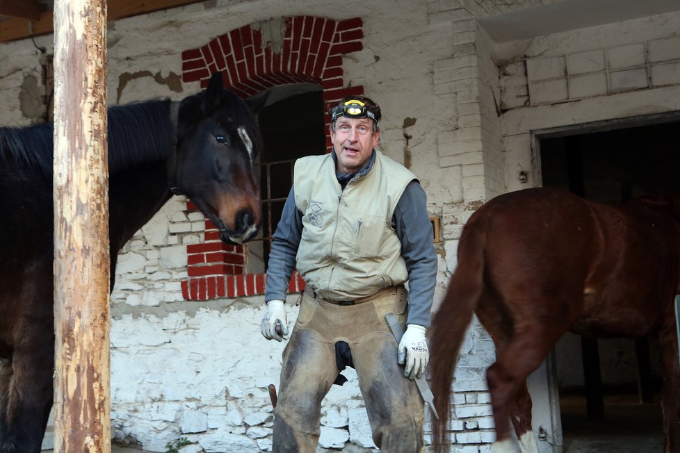 Václav Vydra a koně