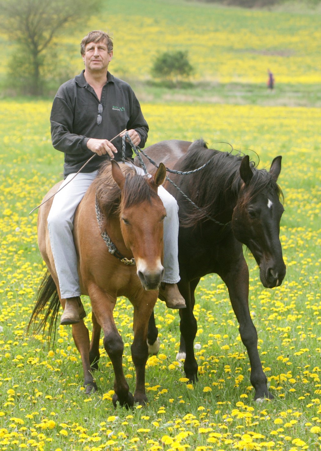 Václav Vydra miluje koně
