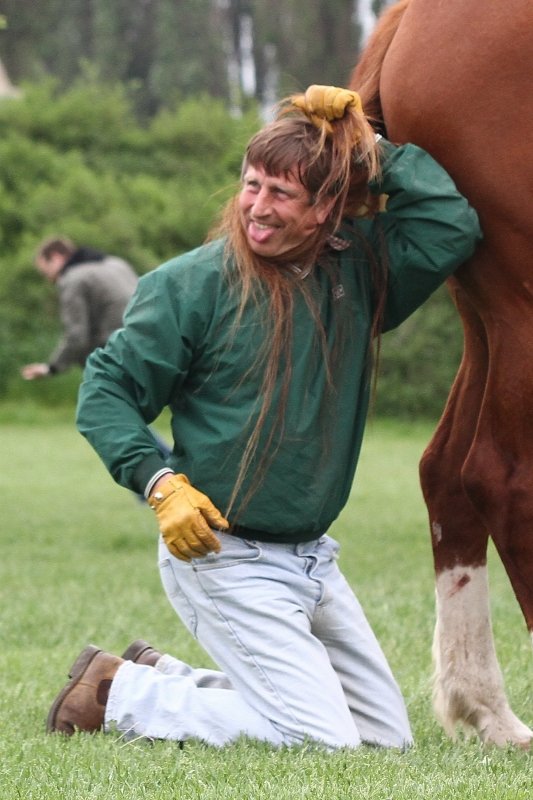 Vydra koně miluje