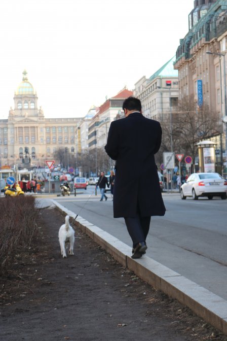 Fotografií nazvanou Venčení na Václaváku zaujala porotu teprve dvanáctiletá Izabela Kubies.