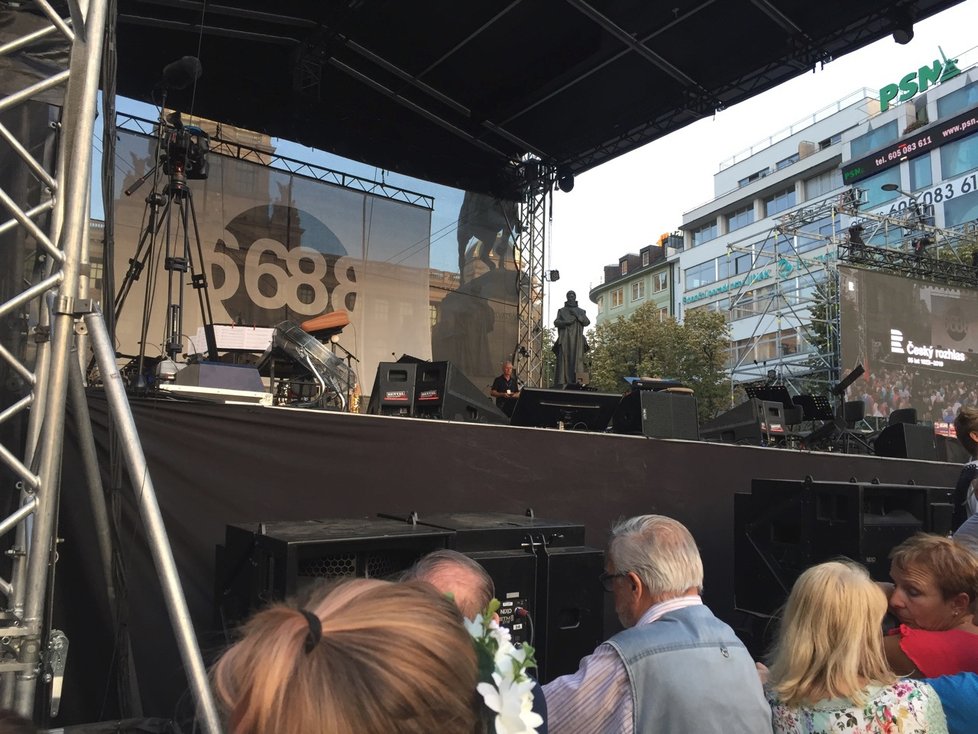 Koncert ’68 na Václavském náměstí dne 21. srpna 2018