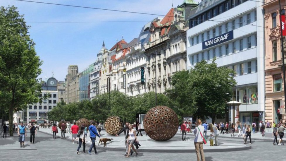 Taková je podoba budoucího Václavského náměstí podle architekta Jakuba Ciglera.