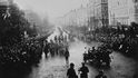 Příjezd prezidenta T. G. Masaryka do Prahy, prosinec 1918. Příjezd prezidenta T. G. Masaryka do Prahy, prosinec 1918.