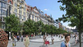 Václavské náměstí čeká rozsáhlá rekonstrukce.