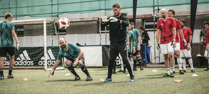 Vaclík narozdíl od novinářů hravě pochytal všechny míče