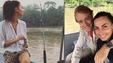Eliška má ráda divočinu! Bučková s Vágnerem v Amazonii bez tuny make-upu a žehličky na vlasy