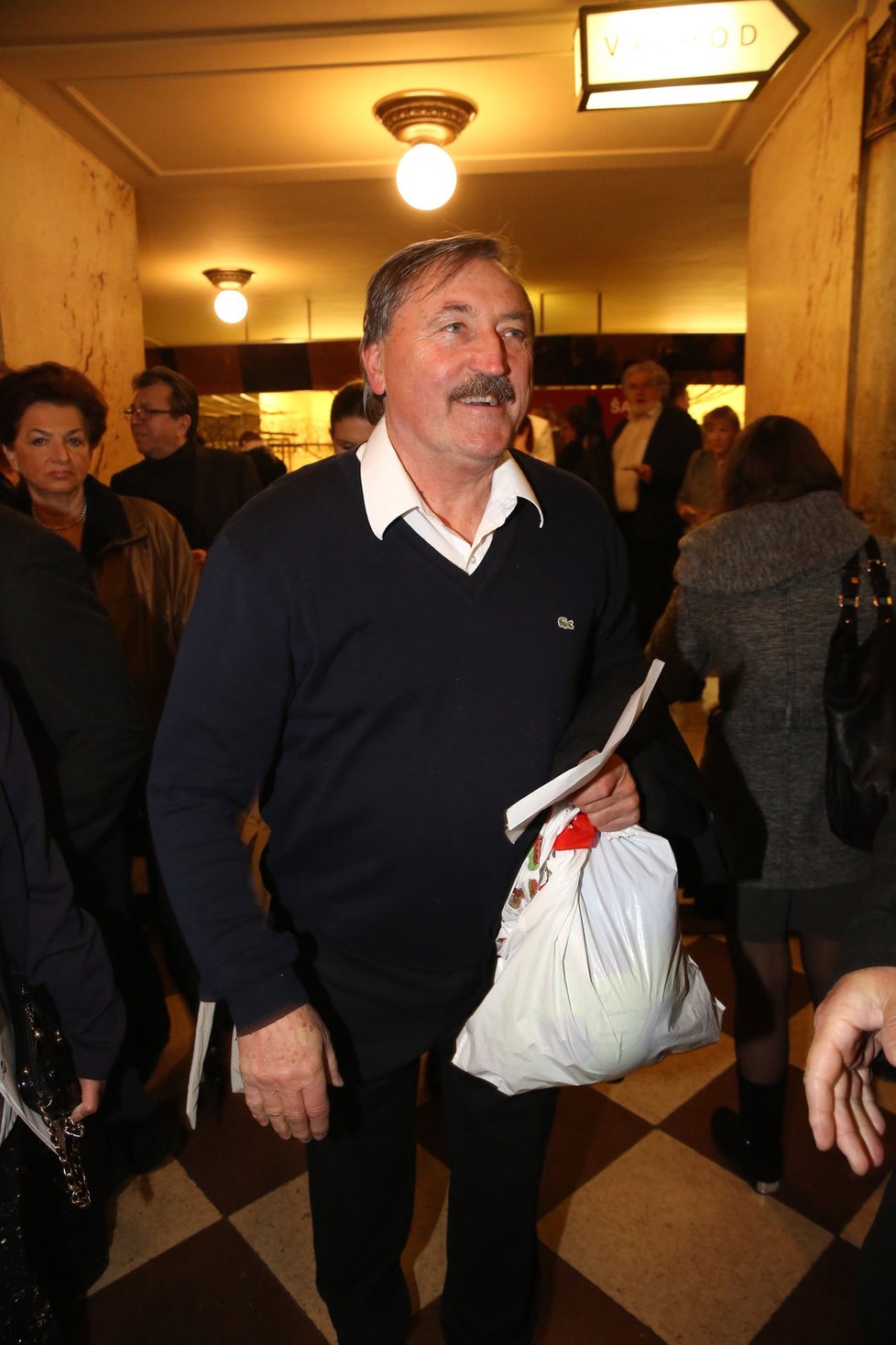 Antonín Panenka přišel také popřát.