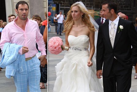 Svatba Nicole Vaidišové a Radka Štěpánka byl luxus. Jen kuchař Emanuele Ridi působil, jako by si právě odskočil ze střelnice
