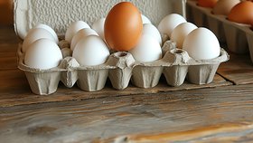Farmář Henner Schönecke vysvětlil, proč jsou bílá vajíčka výhodnější.