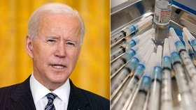 Americký prezident Joe Biden chce dosáhnout ve 100 dnu svého úřadování na 100 milionovou hranici podaných vakcín