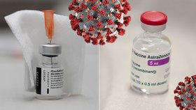 Vakcíny společnosti AstraZeneca a Pfizer