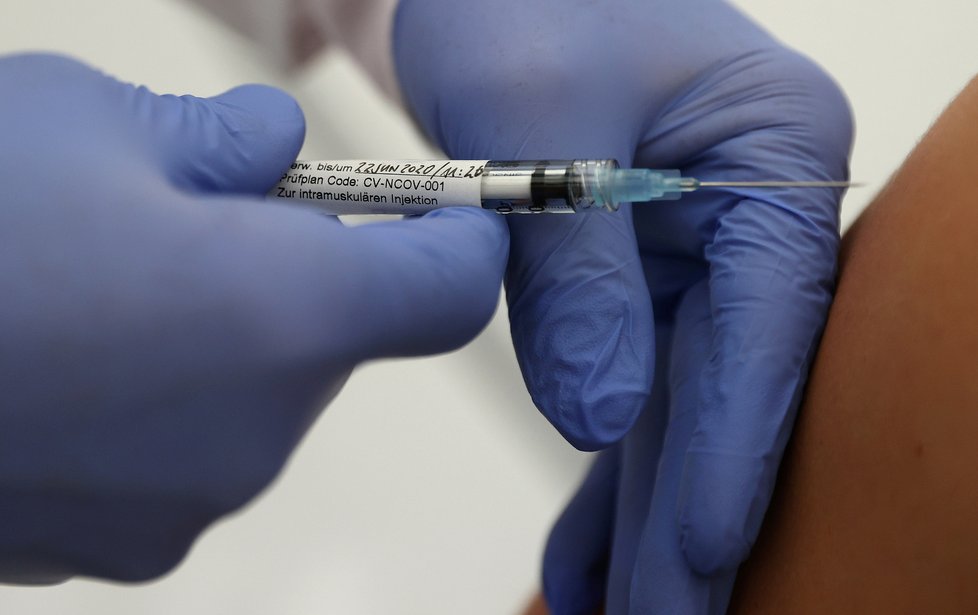 Očkování vakcínou CureVac.