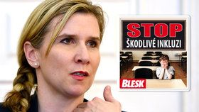 Blesk zahájil projekt „Stop škodlivé inkluzi“. Společné vzdělávání všech žáků prosazuje ministryně školství Kateřina Valachová (ČSSD).