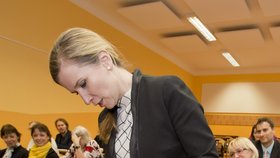 Ministryně školství Kateřina Valachová (ČSSD) odstartovala jednotné přijímací zkoušky na střední školy.