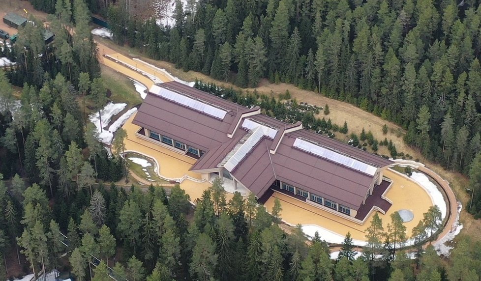 Luxusní rezidence Putina se nachází uprostřed lesa ve Valdaj.