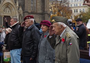 Den válečných veteránů na náměstí Míru, 10. 11. 2023