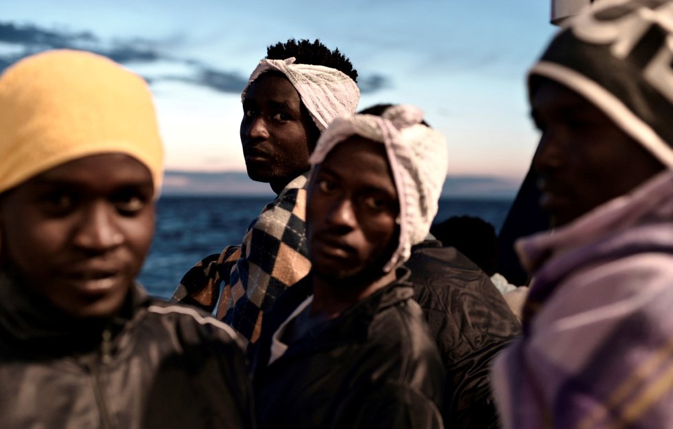 Migranti, které dříve odmítla Itálie přijmout.