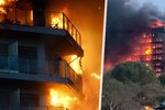 Ve Valencii na východě Španělska hoří obytný dům se 14 podlažími. (22.2.2024)