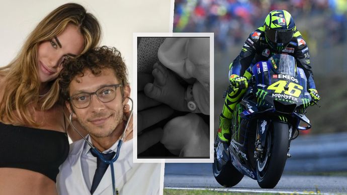Legendární Valentino Rossi je otcem.